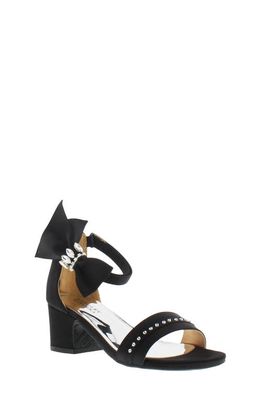 Badgley Mischka Collection Badgley Mischka Pernia Bow Embellished Sandal in Black