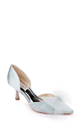 Badgley Mischka Collection Festive Pointed Toe d'Orsay Pump in Mist Blue