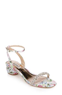 Badgley Mischka Collection Tarika Ankle Strap Sandal in Floral Multi