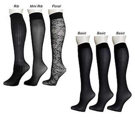Badgley Mischka Plus Size Fashion Trouser Socks