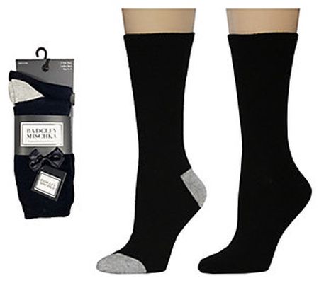Badgley Mishka Blend Crew Socks w/ Contrast Lur ex Heel Toe
