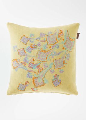 Baeza Embroidered Pillow, 18"