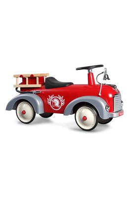 Baghera The Speedster Firetruck Ride-On Car in Red