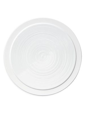 Bahia 4-Piece Dinner Plate Set - White - White