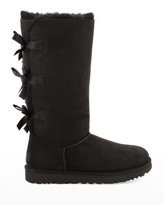 Bailey Bow Tall Shearling Fur Boots