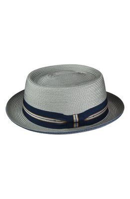 Bailey Carver Pork Pie Hat in Grey 