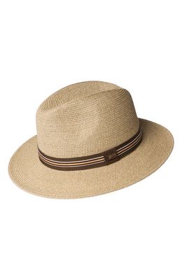 Bailey Hester Straw Fedora in Sand