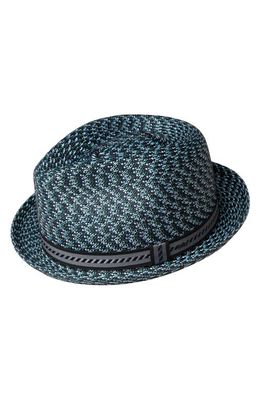 Bailey Mannes Straw Hat in Midnight Blue 