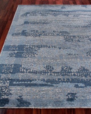 Baker Hand-Knotted Wool Area Rug, 9' x 12'