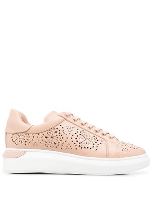 Baldinini all-over cut-out detail sneakers - Pink