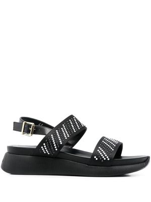 Baldinini crystal-embellished detail sandals - Black