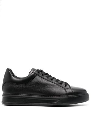 Baldinini debossed-logo lace-up sneakers - Black