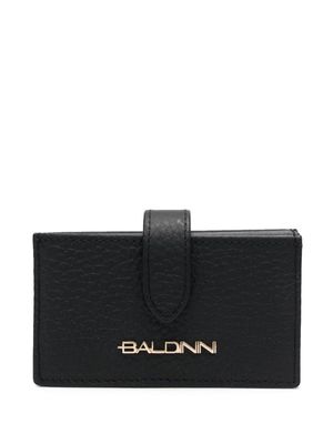 Baldinini logo-plaque leather wallet - Black
