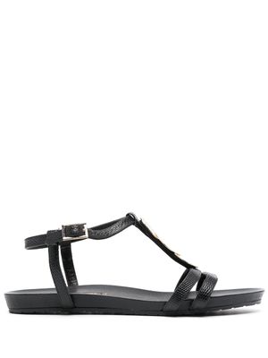 Baldinini open-toe flat sandals - Black