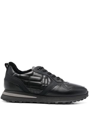 Baldinini quilted low-top sneakers - Black