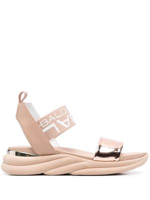 Baldinini rose-gold strap sandals - Pink