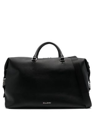 Baldinini Ryan logo-plaque travel bag - Black
