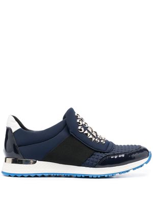 Baldinini stud-embellishment low-top sneakers - Blue
