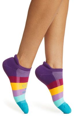 Balega Hidden Comfort No-Show Tab Socks in Purple