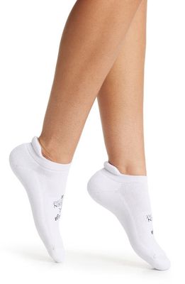 Balega Hidden Comfort No-Show Tab Socks in White