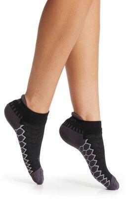 Balega Silver No-Show Tab Running Socks in Black