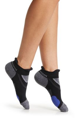 Balega UltraGlide No-Show Tab Socks in Black