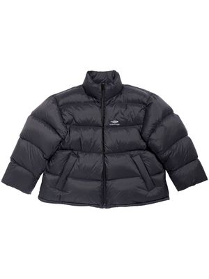 Balenciaga 3B zip-up puffer jacket - Black