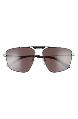 Balenciaga 61m Navigator Sunglasses in Grey