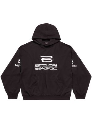 Balenciaga AI-Generated cotton hoodie - Black