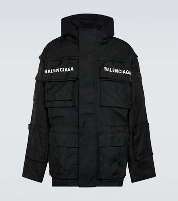 Balenciaga All In logo technical parka