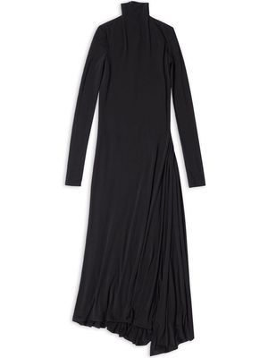 Balenciaga asymmetric-hem maxi dress - Black