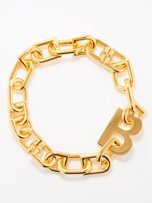 Balenciaga - B-link Xxl Chain Necklace - Womens - Gold