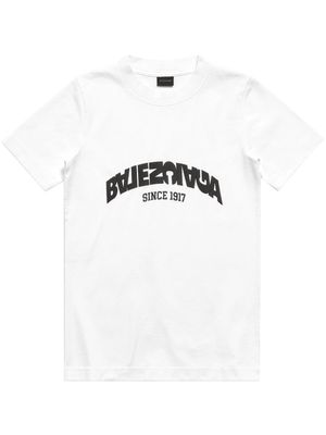 Balenciaga Back Flip logo T-shirt - White