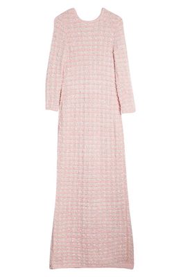 Balenciaga Back to Front Tweed Dress in Pink