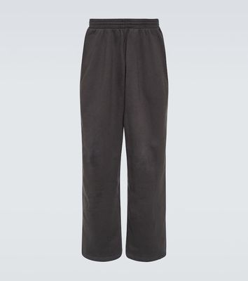 Balenciaga Baggy cotton fleece sweatpants