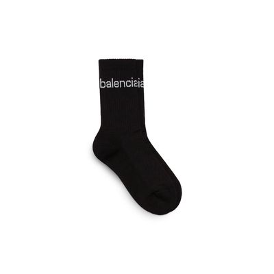 Balenciaga Bal.com intarsia-knit socks - Black