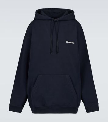 Balenciaga BB cotton hooded sweatshirt