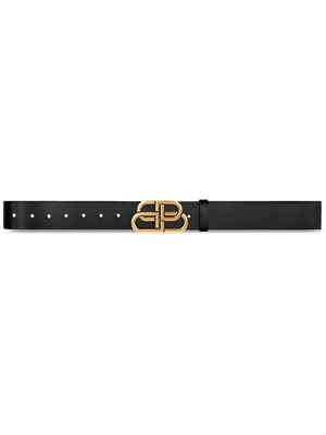Balenciaga BB Extra Large belt - Black