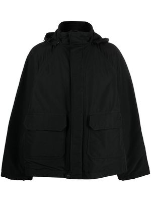 Balenciaga BB Icon Kick parka coat - Black