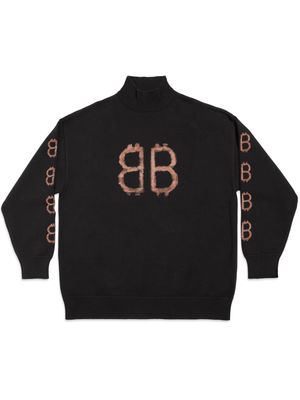 Balenciaga BB logo jumper - Black