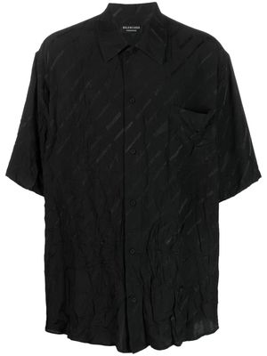 Balenciaga BB Monogram Minimal short-sleeve shirt - Black