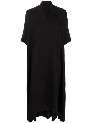 Balenciaga BB V-neck maxi dress - Black