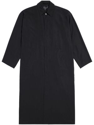 Balenciaga belted maxi trench coat - Black