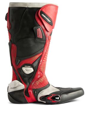 Balenciaga Biker Boot leather boots - Red
