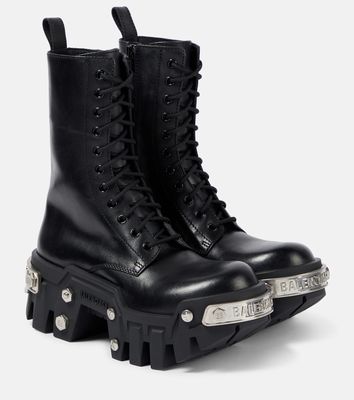 Balenciaga Bulldozer leather ankle boots