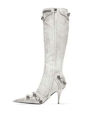 Balenciaga Cagole point-toe boots - White