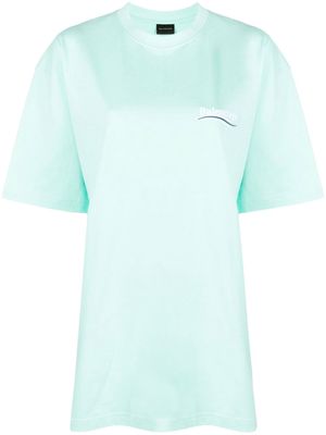 Balenciaga Campaign-logo cotton T-shirt - Green