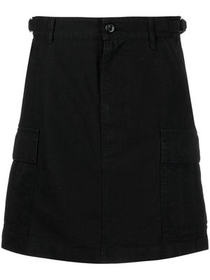 Balenciaga cargo A-line skirt - Black