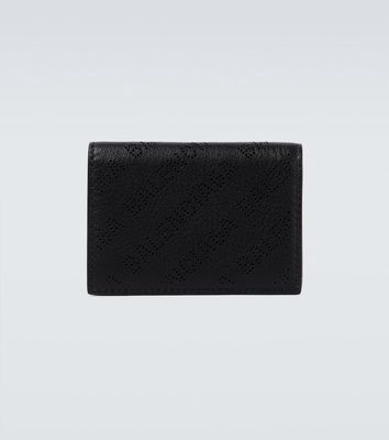 Balenciaga Cash leather coin wallet