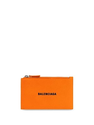 Balenciaga Cash Long card holder - Orange